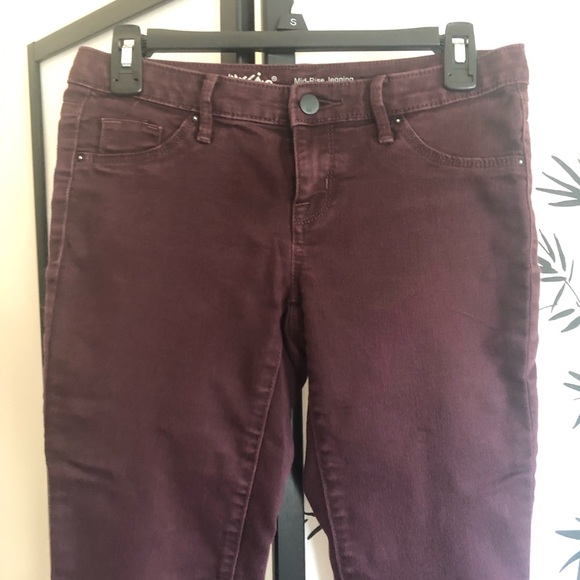 Burgundy Mossimo Jeans - Picture 3 of 5